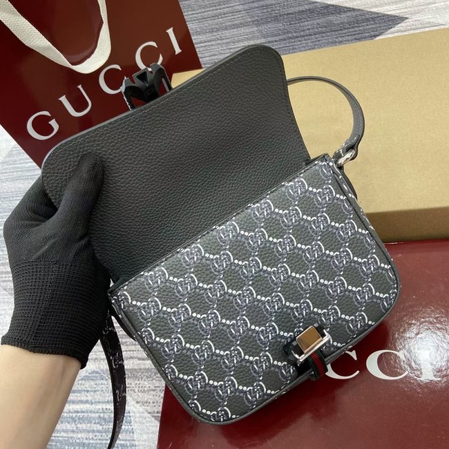 Gucci SUPER MINI SHOULDER BAG 800313 gray