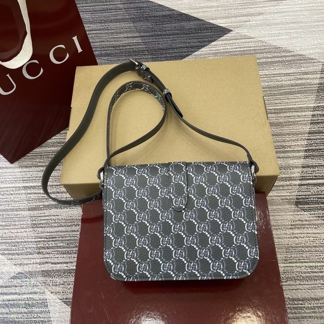 Gucci SUPER MINI SHOULDER BAG 800313 gray