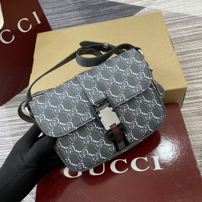 Gucci SUPER MINI SHOULDER BAG 800313 gray