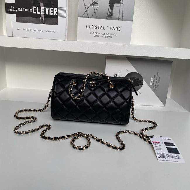 CHANEL CLUTCH WITH CHAIN AP4474 BLACK