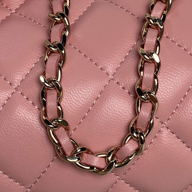 CHANEL CLUTCH WITH CHAIN AP4474 PINK