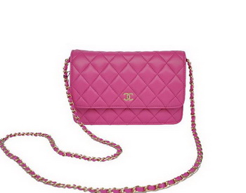 New Color Chanel A33814 Rosy Sheepskin Leather Flap Bag Gold