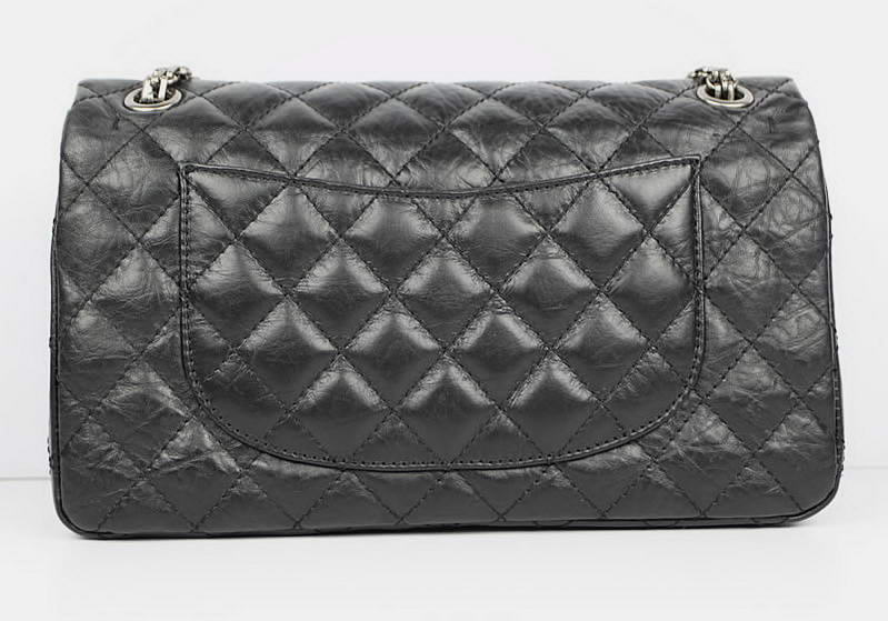 Chanel Classic Flap Bag A37587 Original Leather Black Silver