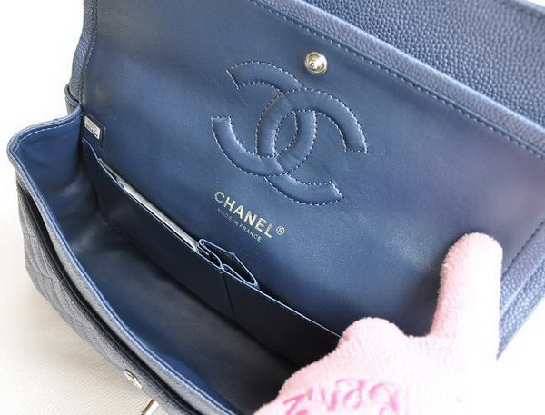 Chanel 2.55 Quilted Flap Bag 1112 Light Blue with Silver Hardware