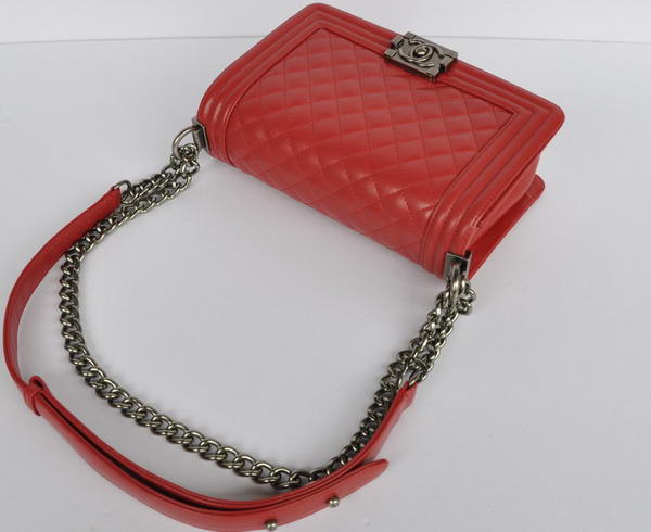 Chanel Le Boy Flap Shoulder Bag A67086 Red