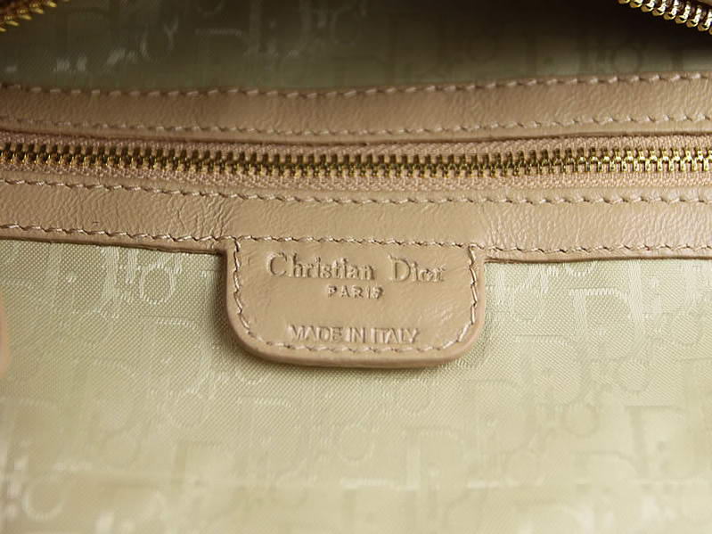 Christian Dior Lambskin Bags Lady Dior Bag CAL44550 Beige Golden