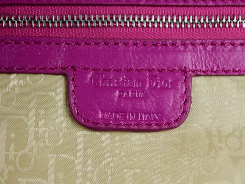 Christian Dior Lambskin Bags Lady Dior Bag CAL44550 Purple Golden