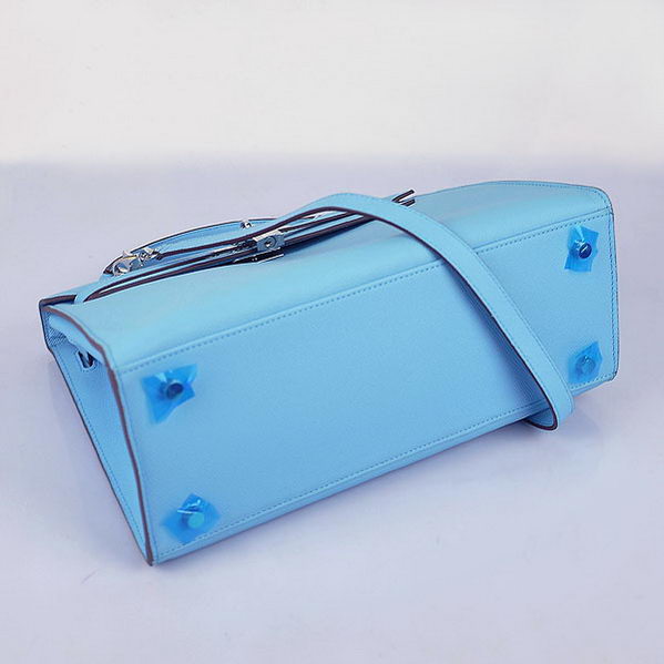 Hermes Kelly 32cm Bags Togo Leather Light Blue