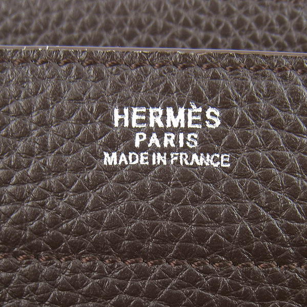 Hermes Sac Depeche 38cm Briefcase Clemence Brown