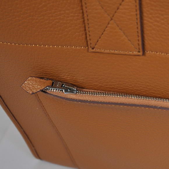 Hermes Briefcase 40CM Bag Clemence Leather Camel