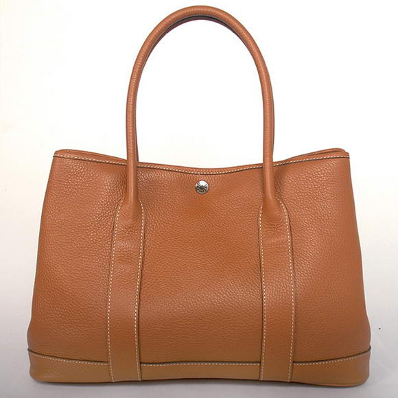 Hermes Garden Party 36CM Bag Clemence Camel