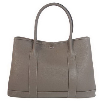 Hermes Garden Party 36CM Bag Clemence Grey