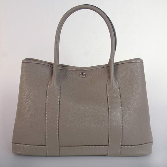 Hermes Garden Party 36CM Bag Clemence Grey