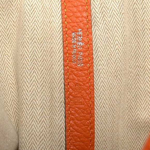 Hermes Garden Party 36CM Bag Clemence Orange