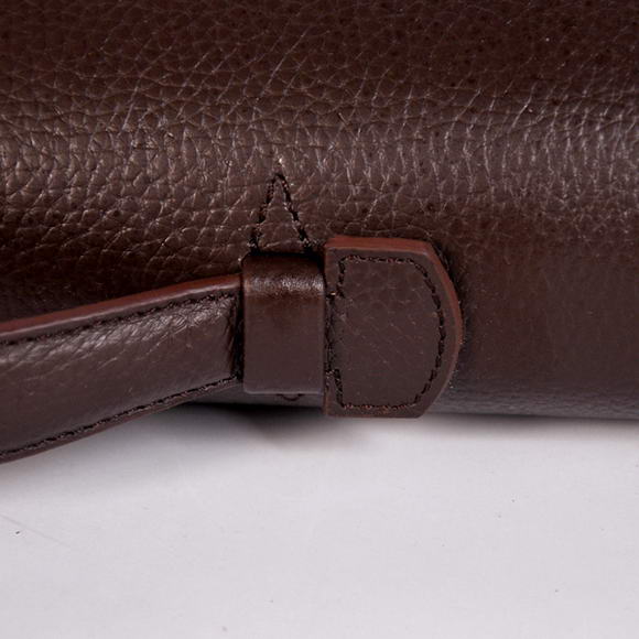 Hermes Sac Depeche 38cm Briefcase Clemence Brown