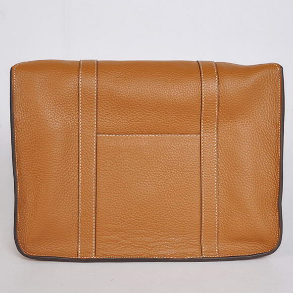 Hermes Steve 32CM Mens Bag Clemence Camel