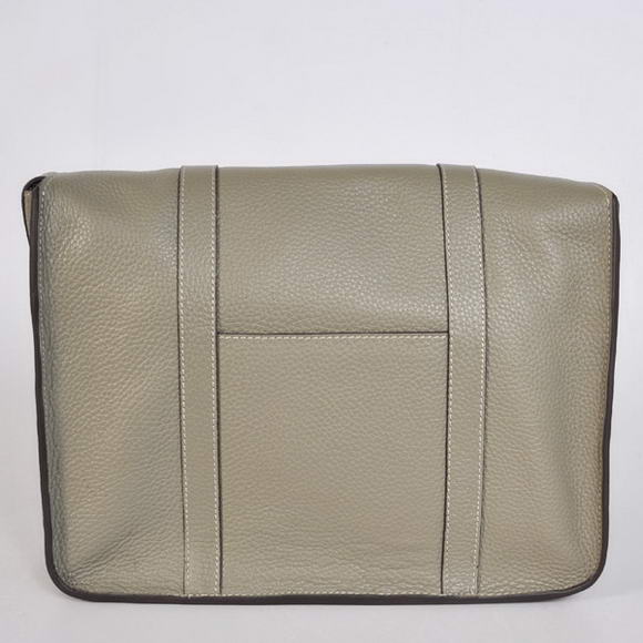 Hermes Steve 32CM Mens Bag Clemence Grey