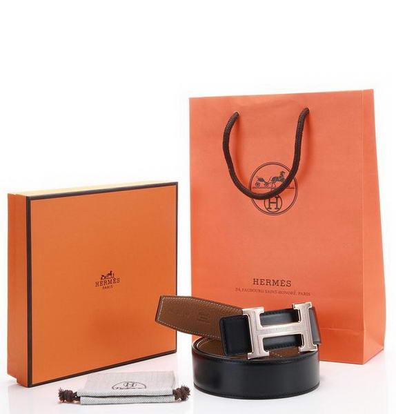 Hermes Belts Original Leather Diamond Everose Ochre