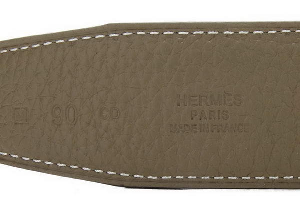 Hermes Belts Original Leather Diamond Golden Khaki