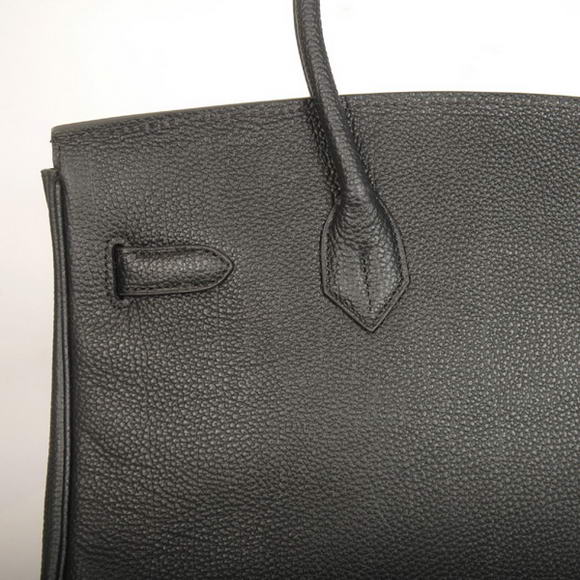 Hermes Birkin 35CM Tote Bags Smooth Togo Leather Black Golden