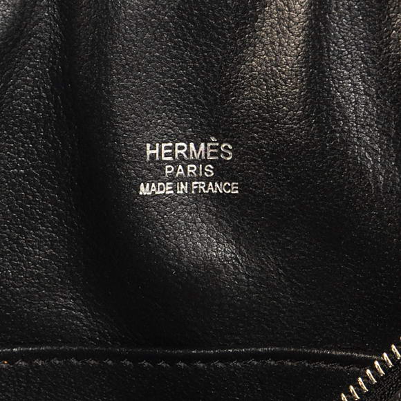 Hermes Bolide 31CM Tote Bags Clemence H1031 Black