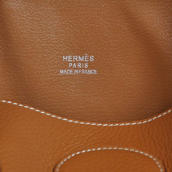 Hermes Bolide 37CM Tote Bags Clemence H1037 Camel