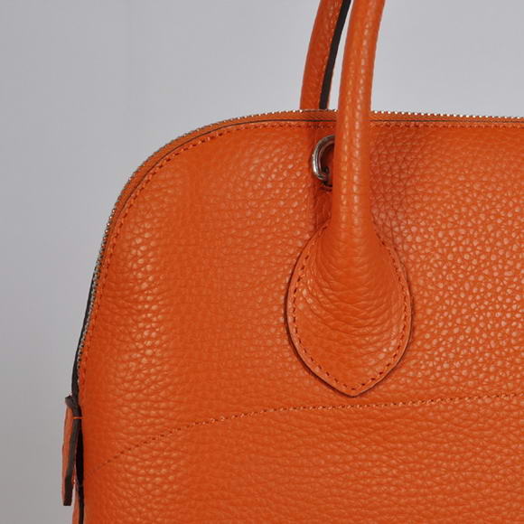 Hermes Bolide 37CM Tote Bags Clemence H1037 Orange