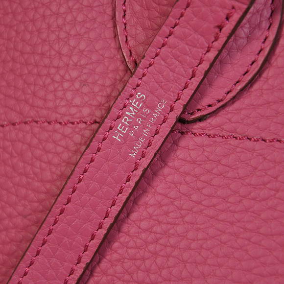 Hermes Bolide 37CM Tote Bags Clemence H1037 Peach