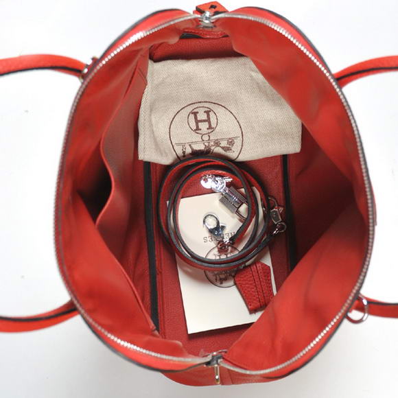 Hermes Bolide 37CM Tote Bags Clemence H1037 Red