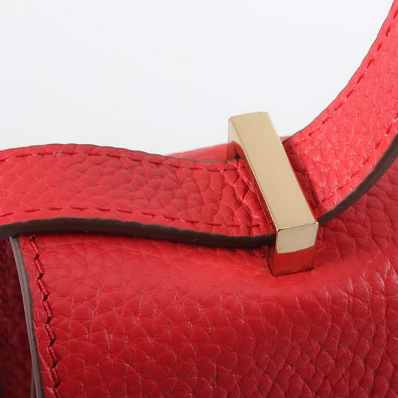 Hermes Constance Bag Togo Leather 1622S Red Golden