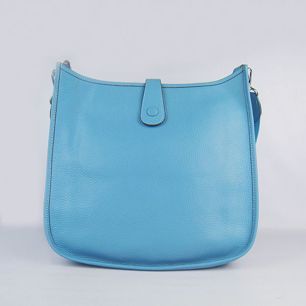 Hermes Evelyne Messenger Bag 6309 Light Blue