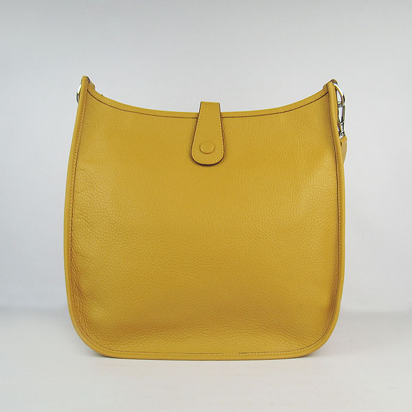 Hermes Cowhide Evelyne Messenger Bag 6309 Yellow