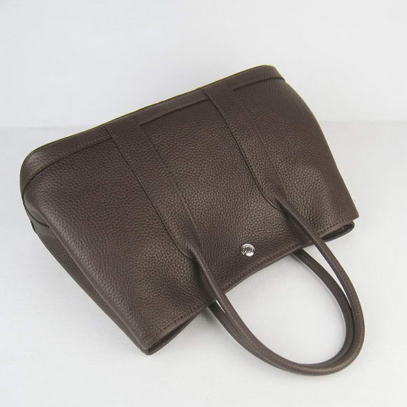 Hermes Garden Party Bag Dark Coffee