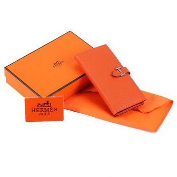 Hermes Bearn Japonaise Bi-Fold A208 Orange