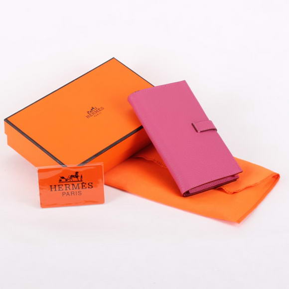 Hermes Bearn Japonaise Bi-Fold A208 Roseo