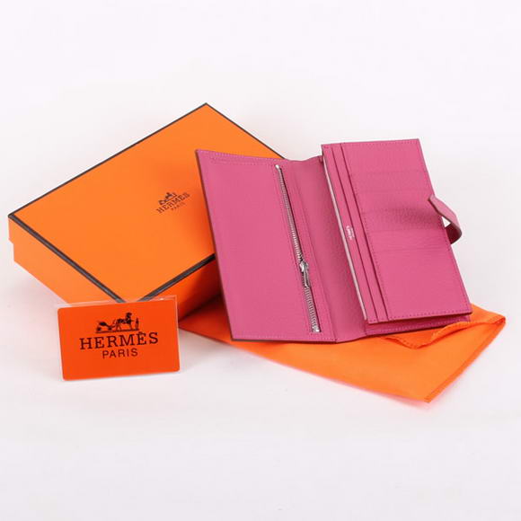 Hermes Bearn Japonaise Bi-Fold A208 Roseo