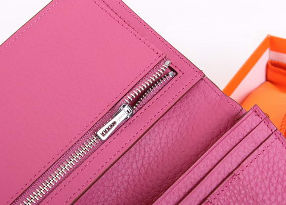 Hermes Bearn Japonaise Bi-Fold A208 Roseo