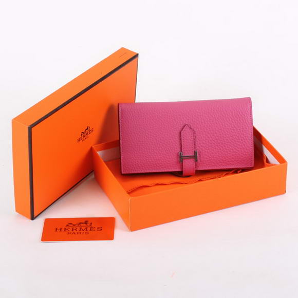 Hermes Bearn Japonaise Bi-Fold A208 Roseo