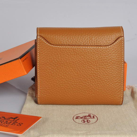 Hermes Constance Wallets Togo Leather A608 Camel