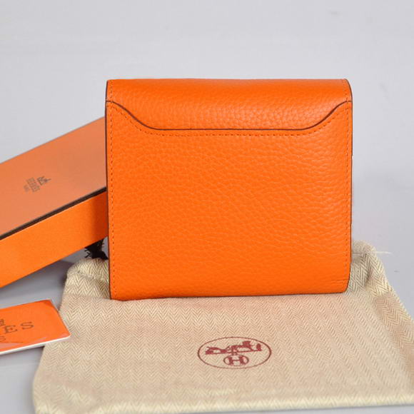 Hermes Constance Wallets Togo Leather A608 Orange