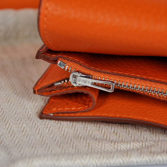 Hermes Constance Wallets Togo Leather A608 Orange