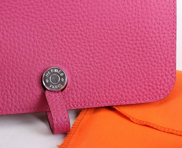 Hermes Dogon Combined Wallets A508 Roseo