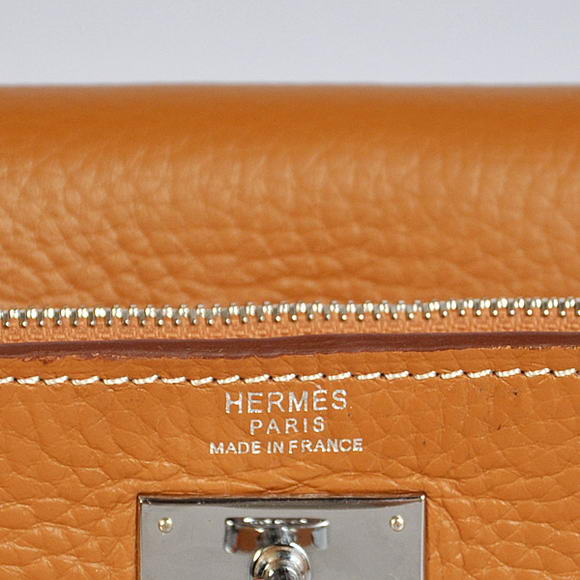 Hermes Kelly Wallet Togo Leather Bi-Fold Purse A708 Camel