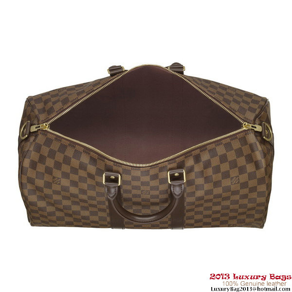 Louis Vuitton N41428 Damier Ebene Canvas Keepall Bandouliere 45