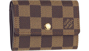 Louis Vuitton Wallets Damier Canvas Porte monnaie Plat N61930 