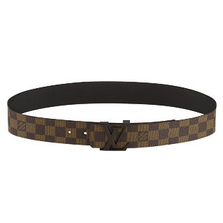 Louis Vuitton Initiales Damier Ebene Belt M9807S