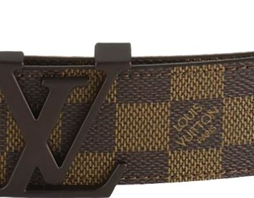 Louis Vuitton Initiales Damier Ebene Belt M9807S