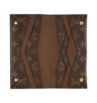 Louis Vuitton Monogram Canvas Long Wallet Origami M40487