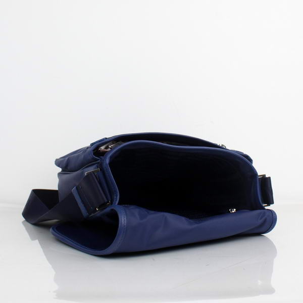 Prada Fabric Messenger Bag V166 Blue