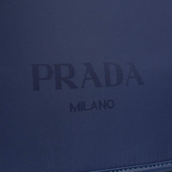 Prada Fabric Messenger Bag V166 Blue